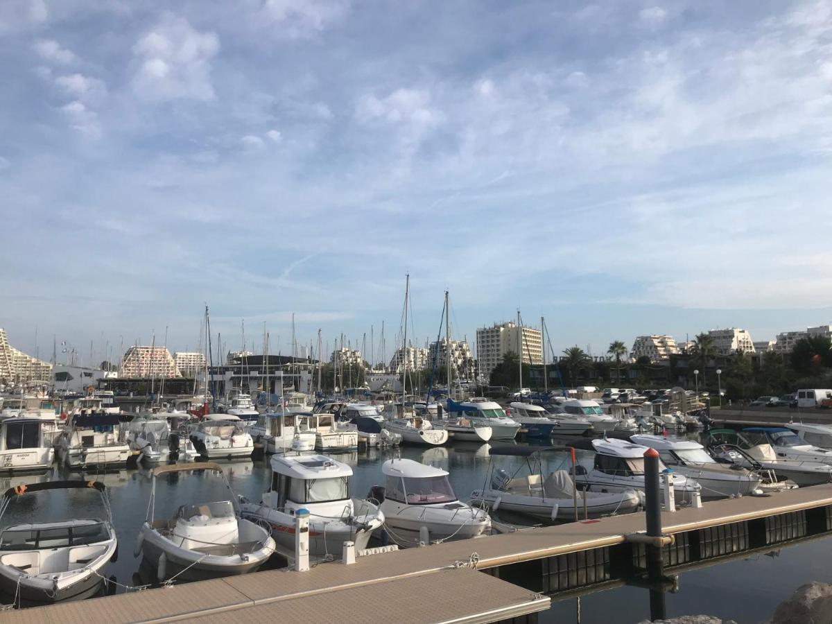 Studio 2-3 Pers Parking Clim Vue Port Et Mer La Grande Motte Extérieur photo