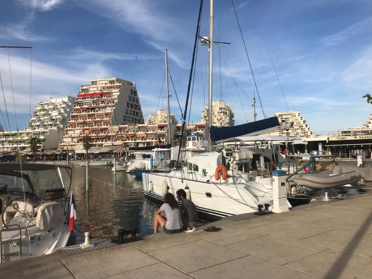 Studio 2-3 Pers Parking Clim Vue Port Et Mer La Grande Motte Extérieur photo